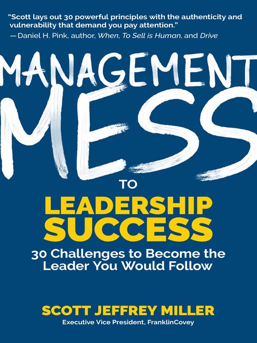 Cover of Management Mess to Leadership Success